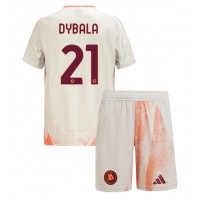 AS Roma Paulo Dybala #21 Gostujuci Dres za djecu 2024-25 Kratak Rukav (+ Kratke hlače)